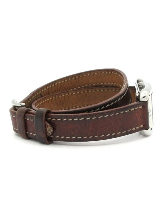 Hermes Watch Cape Cod Duzon Double Tour SS Leather Belt Silver main image 7